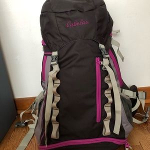 Cabelas Women’s Ridgeline 45 backpacking pack